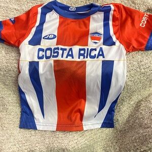 Costa Rica Kids Soccer Jersey - Red, Blue, White